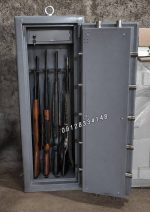 Interior view of a gun safe